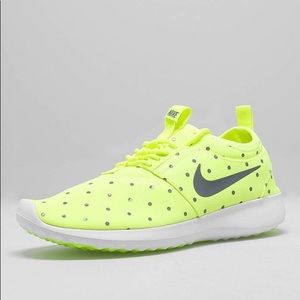 Rare Nike juvenate neon yellow polka dot print
